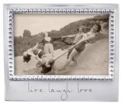 LIVE. LAUGH. LOVE. Beaded 4x6 Frame