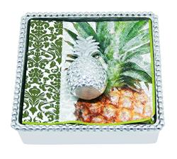 Pineapple (2892), Beaded Napkin Box*