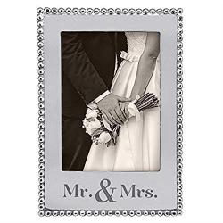 MR. & MRS. 5x7 Vertical Beaded Frame