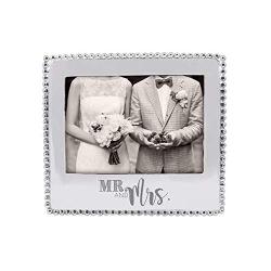 MR. & MRS. Beaded Statement 5x7 Frame