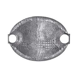 Croc Handled Oval Tray