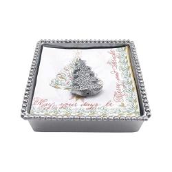 Dotty Tree Beaded Napkin Box